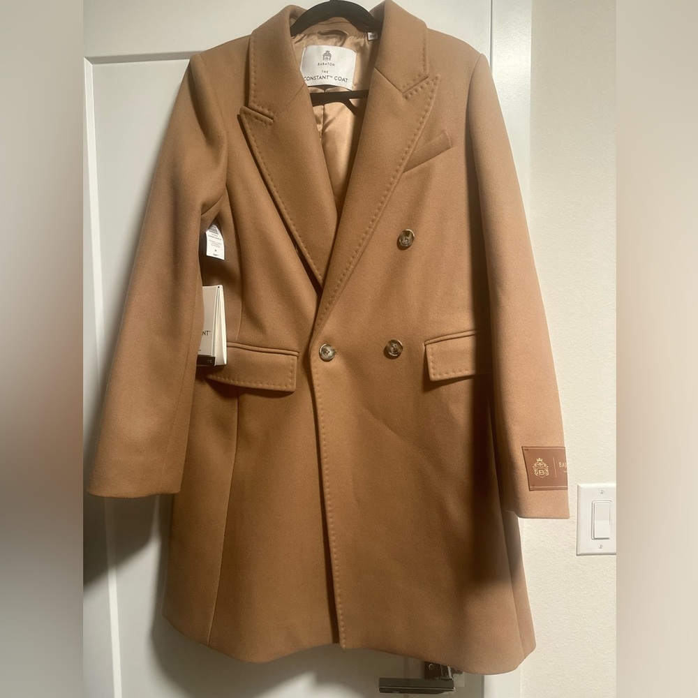 NWT Aritzia Babaton Constant Coat in Classic Camel